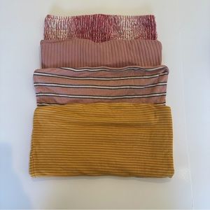 4 Tube Tops American Eagle and Victoria Secret Pink Bundle Cropped Shirt
